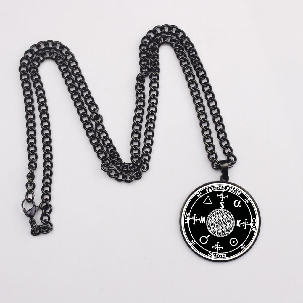 Amulet Pečeť Kabala Přívěsek Náhrdelník