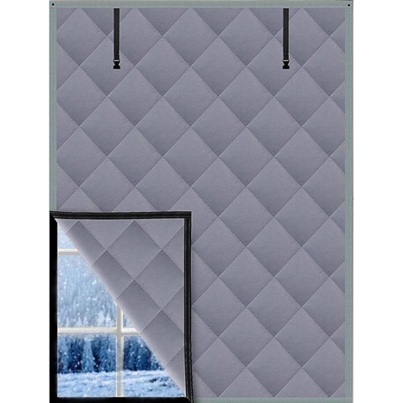 Winter Insulated Window Cover Thickened Curtains Keep Home Warm