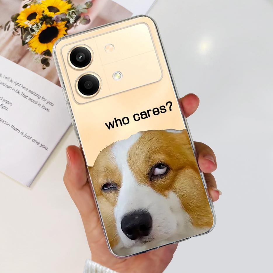 For Xiaomi Poco X6 Pro 5G Case New Fashion Painted Cover Clear Silicone Phone Case For Xiaomi Poco X6 Neo PocoX6 Pro Soft Fundas