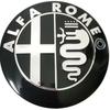 AAACK1 Car Stickers For Alfa Romeo 50pcs 74mm Alfa Romeo 3D Metal Sticker For Auto Hood Front Grille Rear Trunk Middle Emblem Badge Log