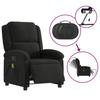 Vidaxl Foldable Massage Armchair, Electric, Black, Fabric