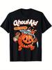 Halloween Ghoul Aid Pumpkin Graphic T-Shirt S-5XL Q4592