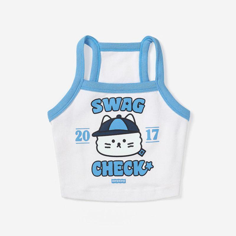 KINIKINI [Kinikini X Up Up] SWAG CHICHI CROP TOP-BLUE (Crop Top)