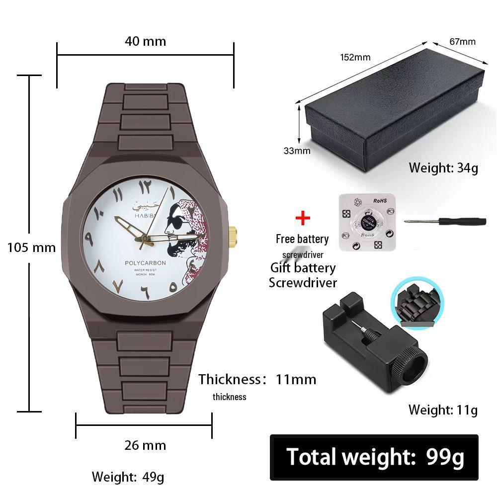 2024 Špičkové vodotěsné pánské a dámské quartzové hodinky pro jihovýchodní Asii a Blízký východ