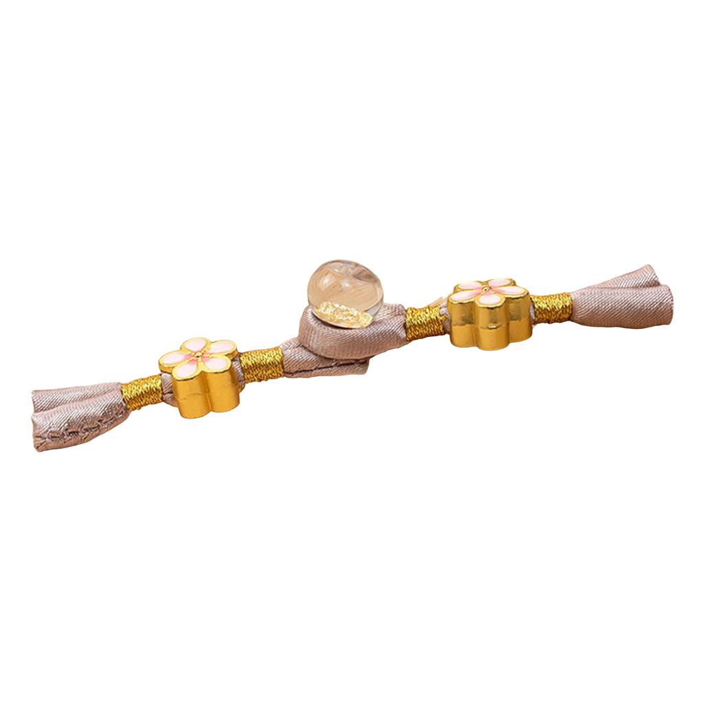 Fringed Flower Frog Button for Chinese Cheongsam Ethnic Costume Closure Button for Sewing Sweater Cardigan Evening Gowns