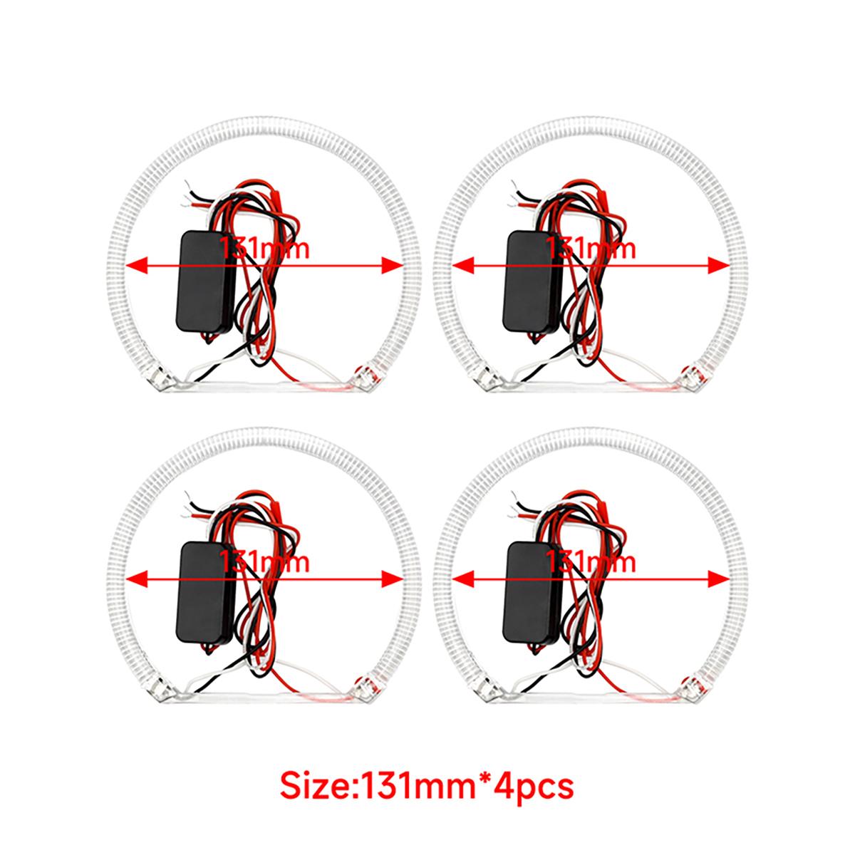 

131 мм 146 мм светодиодные ангельские глазки для BMW 3 5 7 серии E46 E39 E36 E38 автомобильные фары Halo автомобильные аксессуары тюнинг своими руками дневное освещение