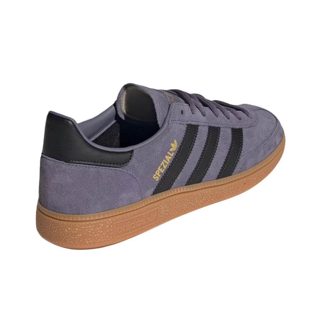 Adidas Handball Spezial Fialové Černé Guma Unisex Tenisky Previo Zlatá Metalická JR3847