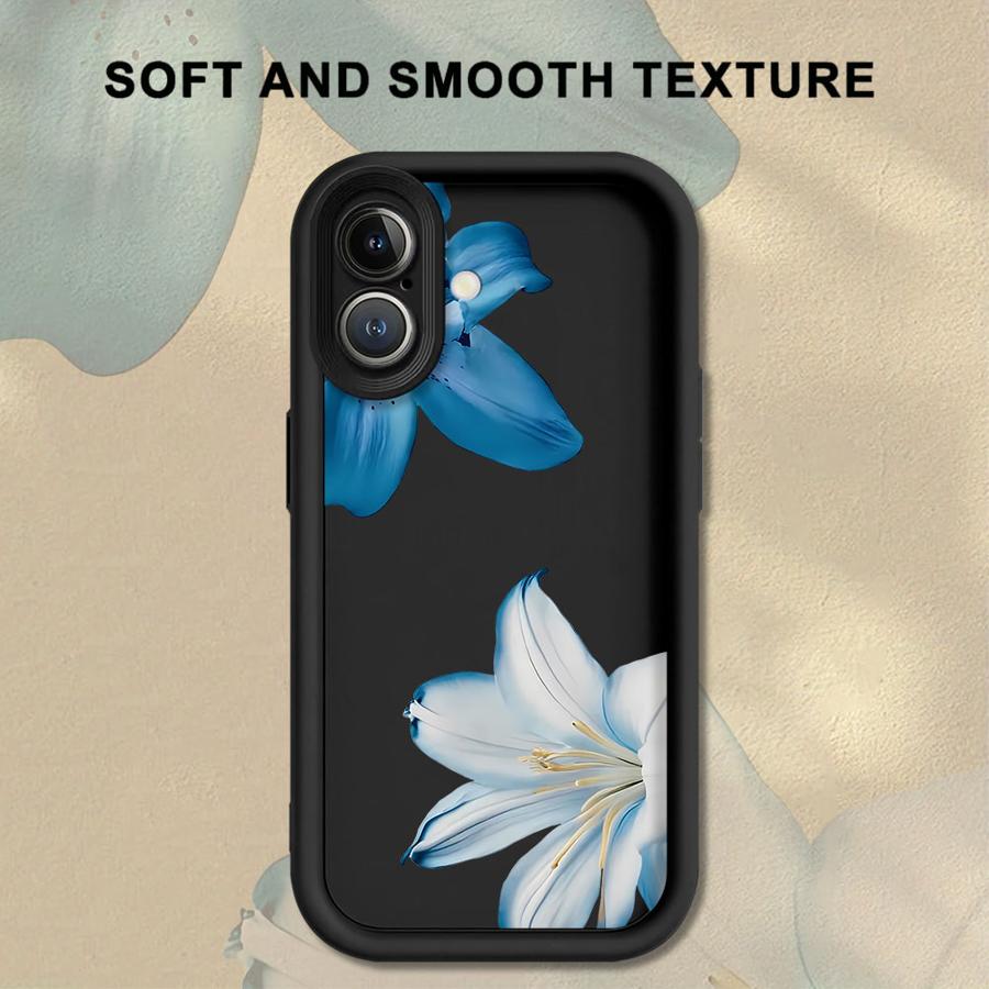 

Чехол для iPhone 17 Pro Max 12 Pro 15 Plus Air 16 14 13 11 Чехол для телефона Мультяшный Цветочный узор iPhone 16 Plus