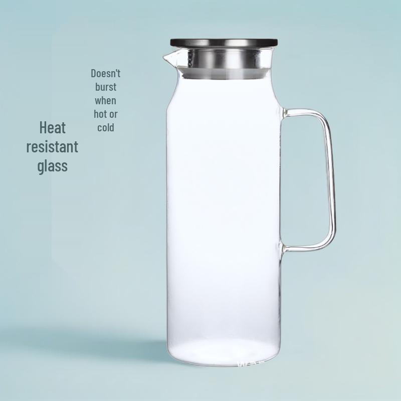 

Чайник из термостойкого стекла - Кувшин большой емкости для холодной воды и сока 1300ml