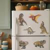 Dinosaur Refrigerator Magnet Photo Memo Notes Holder Home Office Kitchen Whiteboard Locker Fridge Prehistoric Creature Magnetic Decoration