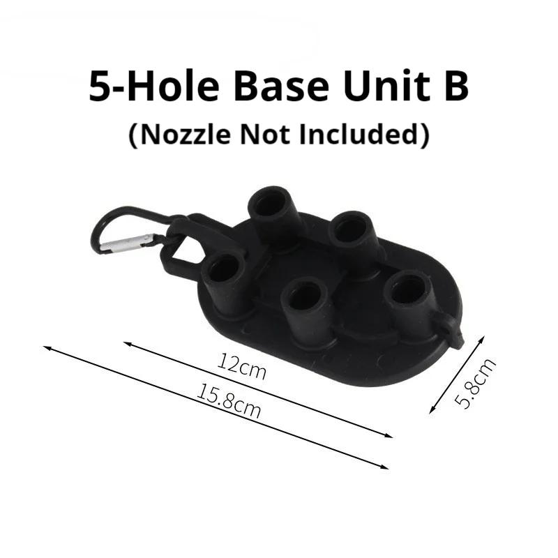 5/7Pcs Color-Coded Pressure Washer Nozzles Kit, 1/4" Quick Connect Spray Tips with Holder Base for Car Home Cleaning