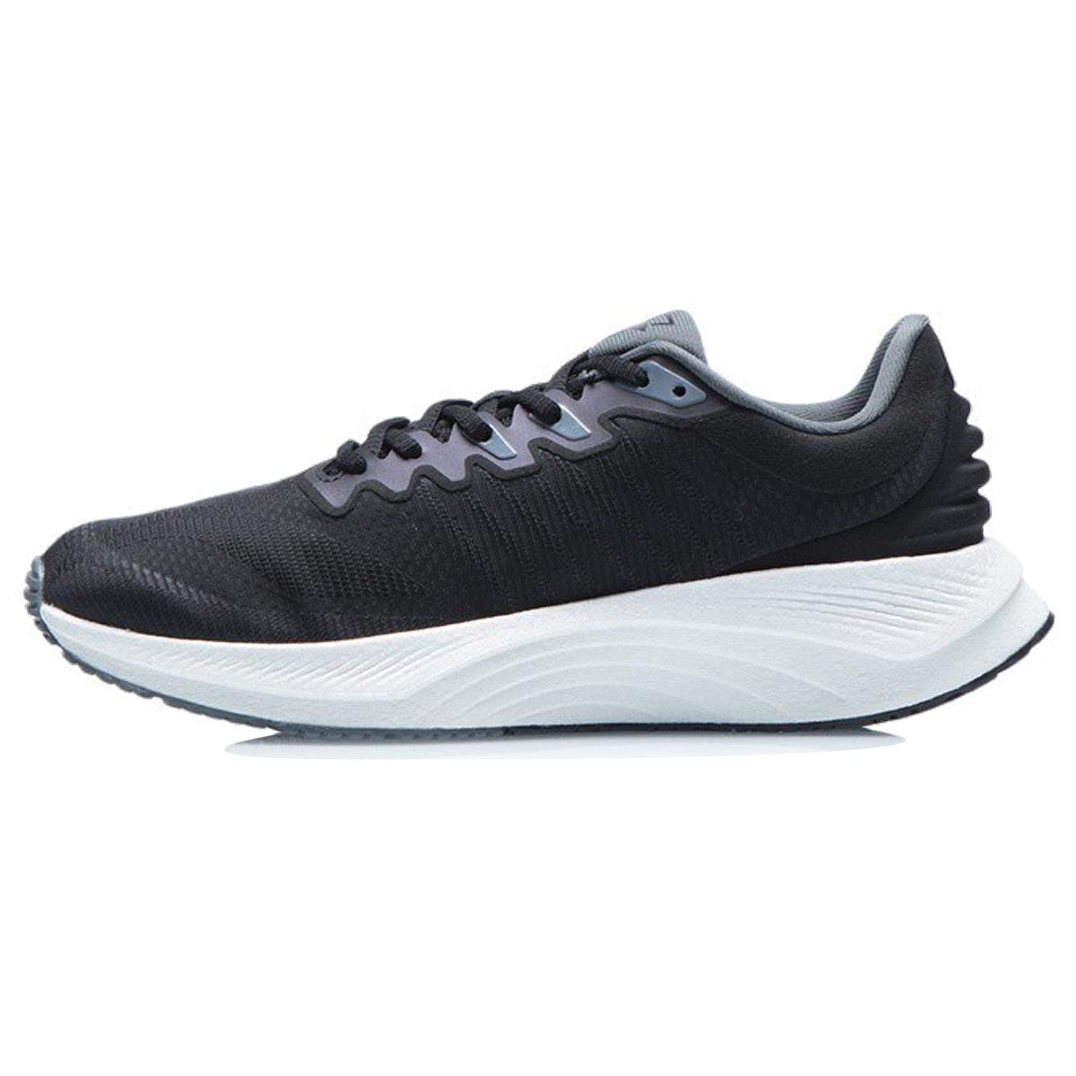

New LINING YueYing Running Shoes Men Low Top Black/Thunderstorm Gray ARHR127-4 43