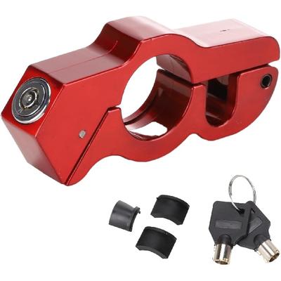 Motorcycle Handlebar Lock Heavy Duty Motorbike Grip Lock Anti-Theft Security Accessories for 37 Mm Handlebar Tubin for Mopeds Scooters Dirt Bike