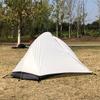 Ultraleichtes Campingzelt für 1 Person, Aluminiumstange, Outdoor-Wanderzelt, wasserdichtes Rucksackzelt