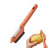 Vegetable Peeler with Brush 3 In 1 Multifunctional Veggie Peeler with Scrubber Brush for Food Veggies Carrot Potato Corn