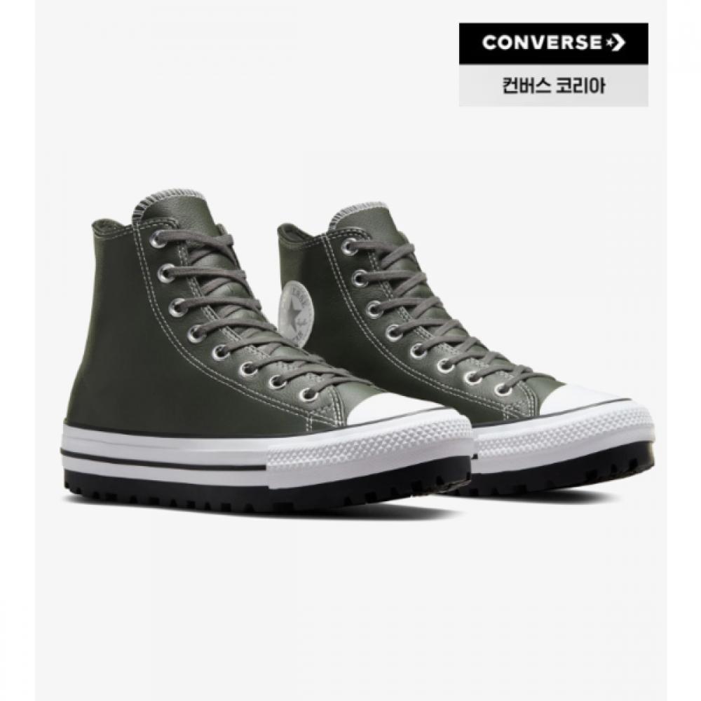 Converse City Trek Leather High Waterproof Walker Hiking Shoes Khaki A09489c 245