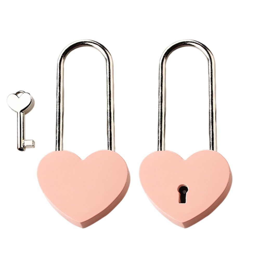 

Colorful Single Heart Lock Portable Metal Love Lock Couple Love Padlock Handbag розы красного