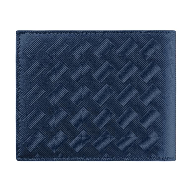 Montblanc Style 3.0 Classic Logo Grain Leather Wallet Men wallet Ink-Blue MB198063