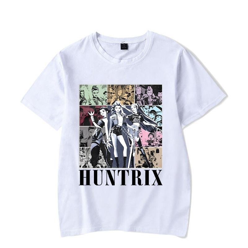 Rumi KPop Lovci démonů Anime Tričko Hip Hopová trička Dárek pro muže ženy Móda KPop Lovci démonů Korejská Ulzzang trička