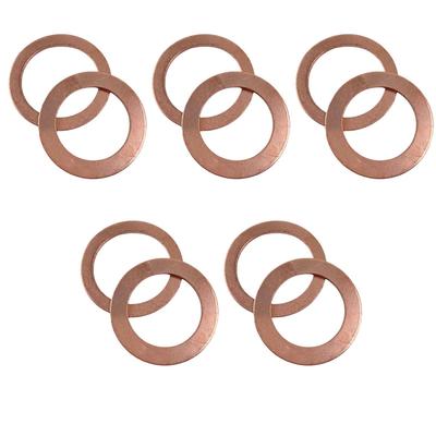 XuJJunB Stainless Steel Bottom Bolt Copper Gasket M14 Drain Washer M14 Drain
