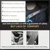 Carbon Fiber Texture Car Seat Belt Shoulder Pad Covers, Stylish Sport Design Universal Seat Belt Pads for All Seasons