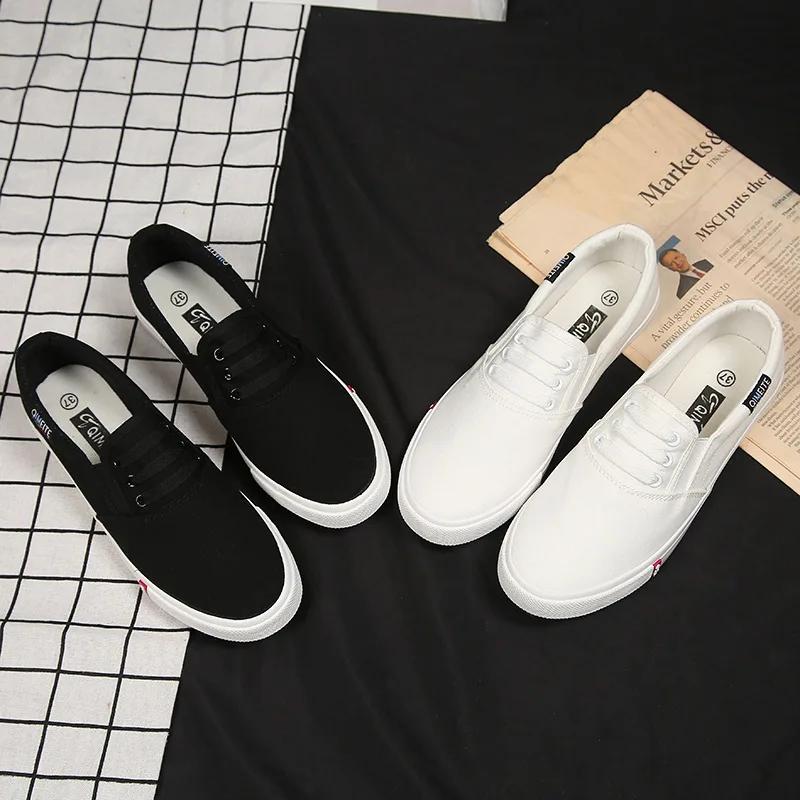 Women's Sneakers Comfortable Female Flat Shoes Slip On Womens Shoes Shallow Mouth Ladies Vulcanized Shoes Classic Zapatos Mujer