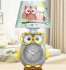 Creative stage cartoon owl lamp cartoon alarm clock student wake-up clock 10 stores daily general merchandise