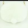 Yasuda Tsusho Fur Shoulder Hello X X KT108 Die-Cut Bag, Kitty, Approx. H15-18 W15-18 D18cm,