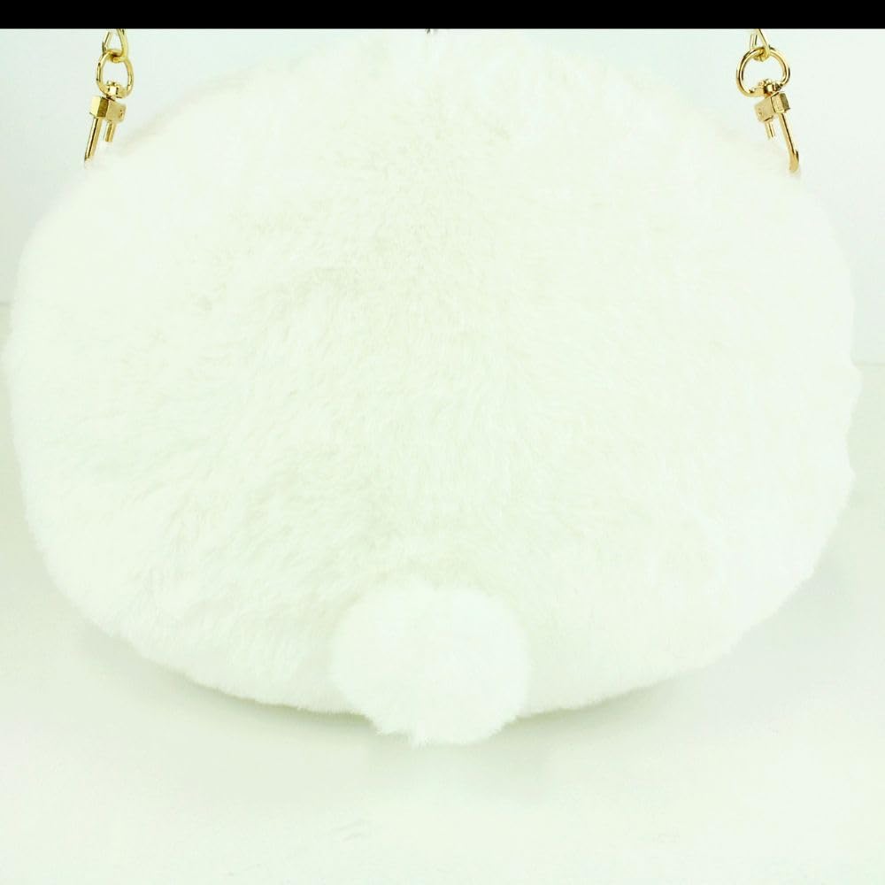 Yasuda Tsusho Fur Shoulder Hello X X KT108 Die-Cut Bag, Kitty, Approx. H15-18 W15-18 D18cm,