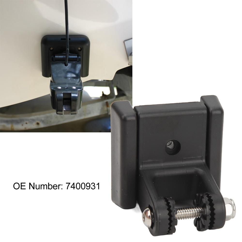 Rugged 7400931 Transducer Bracket Black ABS Transducer Mount Kit Mounting Hardware Kit Boat