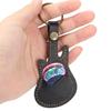 Plektrumhalter mit 5 Plektren, 12x5,2cm E-Gitarrenform, Hängt an Schlüsseln, Kompakt, Ultraleicht, Tragbar und Leicht zu verlieren, Perfektes Geschenk