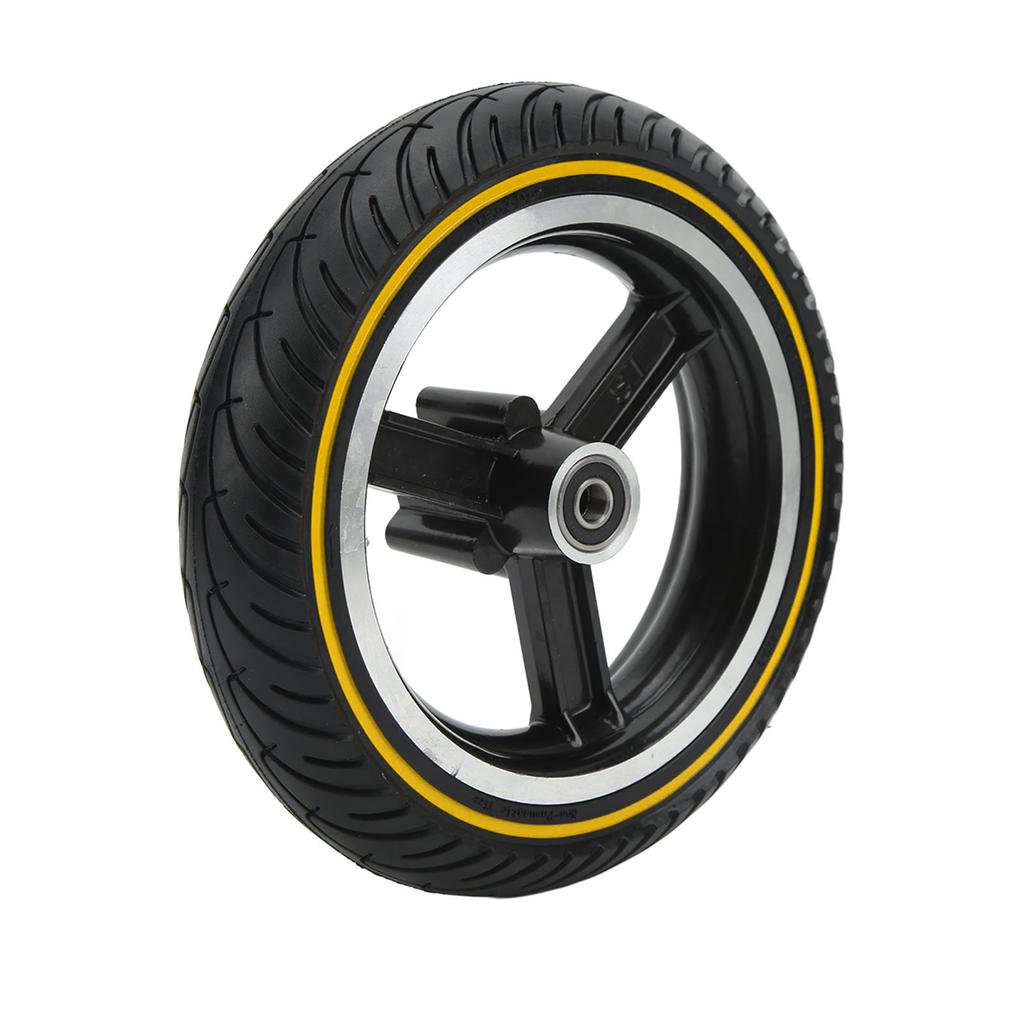 LYH L002 8.5 Inch Honeycomb Front Wheel Hub Electric Scooter Front Tire Replacement Parts for Kugoo M4 Scooter Yellow