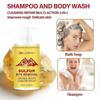 Sulfur Soap Body Wash - Deep Cleansing for Balancing Skin - Gentle Daily Care for Body and Scalp - 300ml for Men and Women