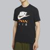 Nike Casual Sport Breathable Round Neck Printed Short Sleeve T-Shirt Men Tops Black CT6533-010