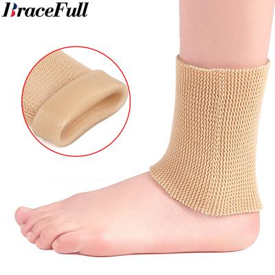 Durable And Safe 1Pcs Ankle Sleeves Brace Silicone Gel Moisture Heel Spa Socks Nursing Anti-Dry Anti-Crack Foot Pad Protect Skating Roller Riding