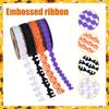 Halloween Ribbon Festival Dress Up Arrangement Embosed Ribbon Packing Home Decoration Gift Wrapping Tape