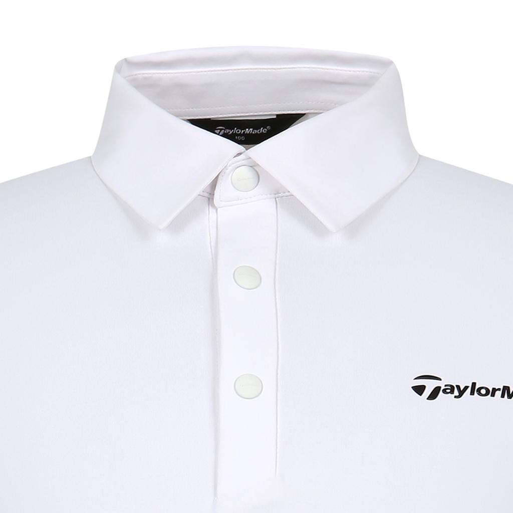 TAYLORMADE APPAREL Men'S Large Logo Collared Long Sleeve T-Shirt T8031To1741-100