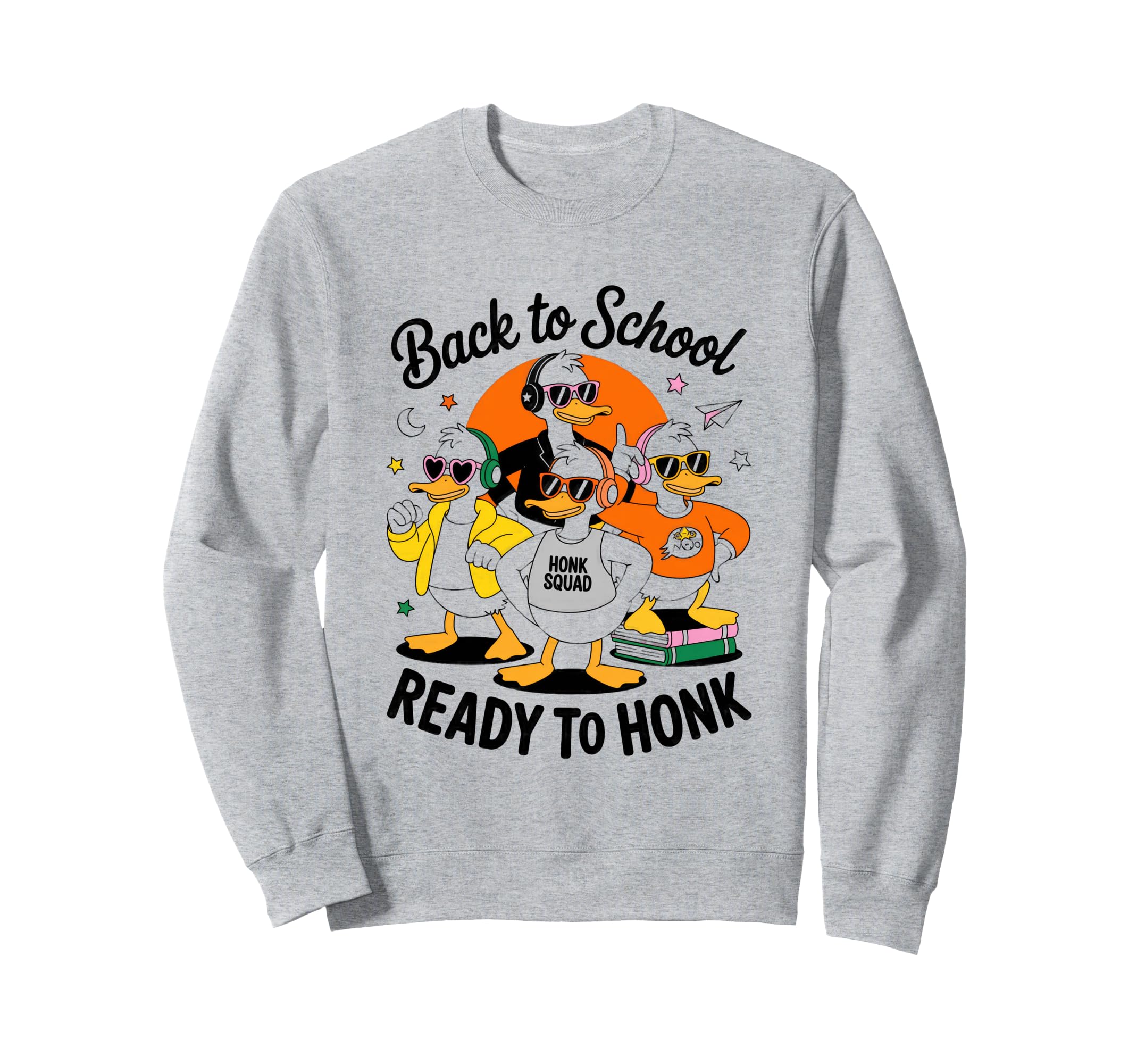 

Honk Squad Funky Duck Cool Sunglasses Style Sweatshirt