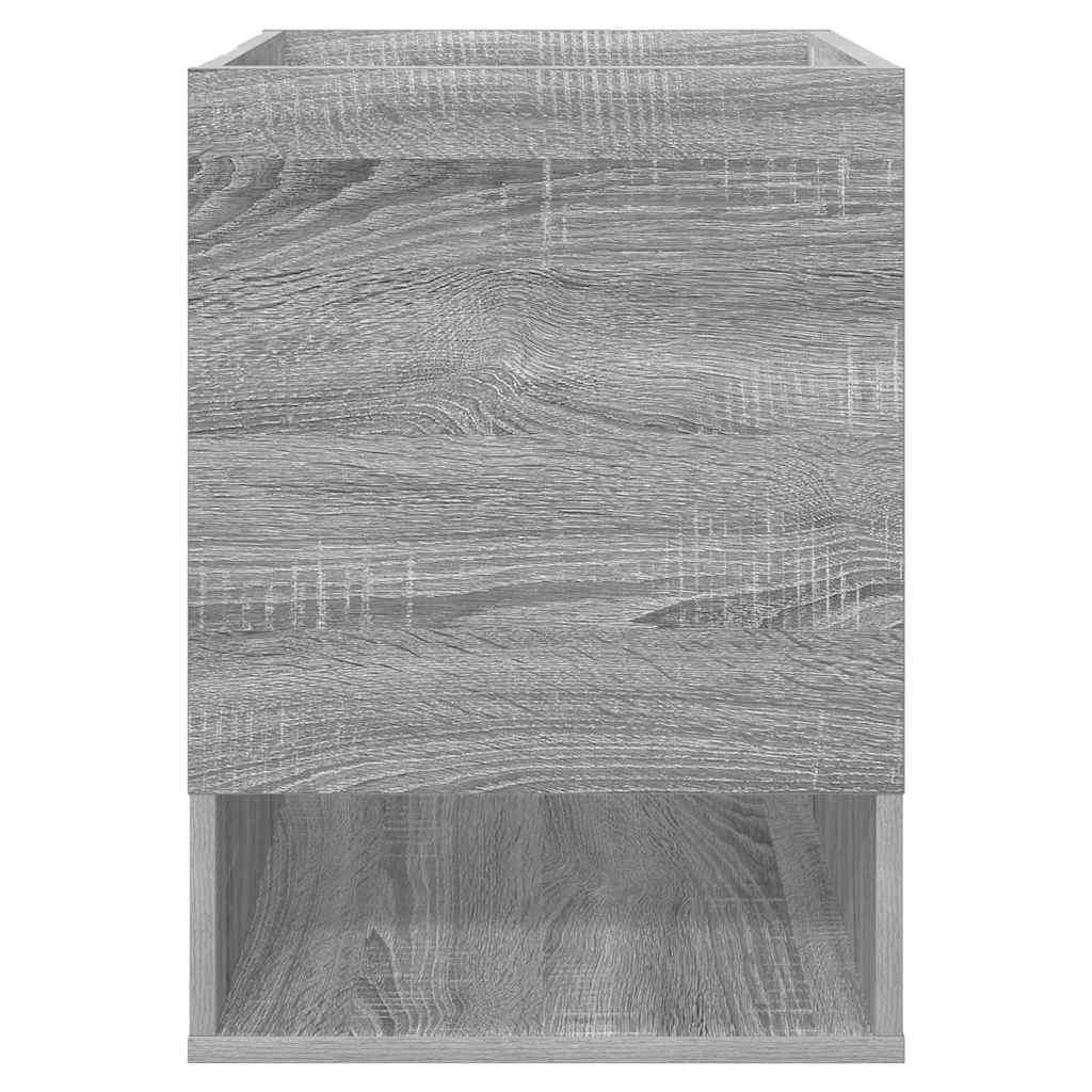 Side Table Grey Sonoma 40 x 40 x 56 cm Engineered Wood