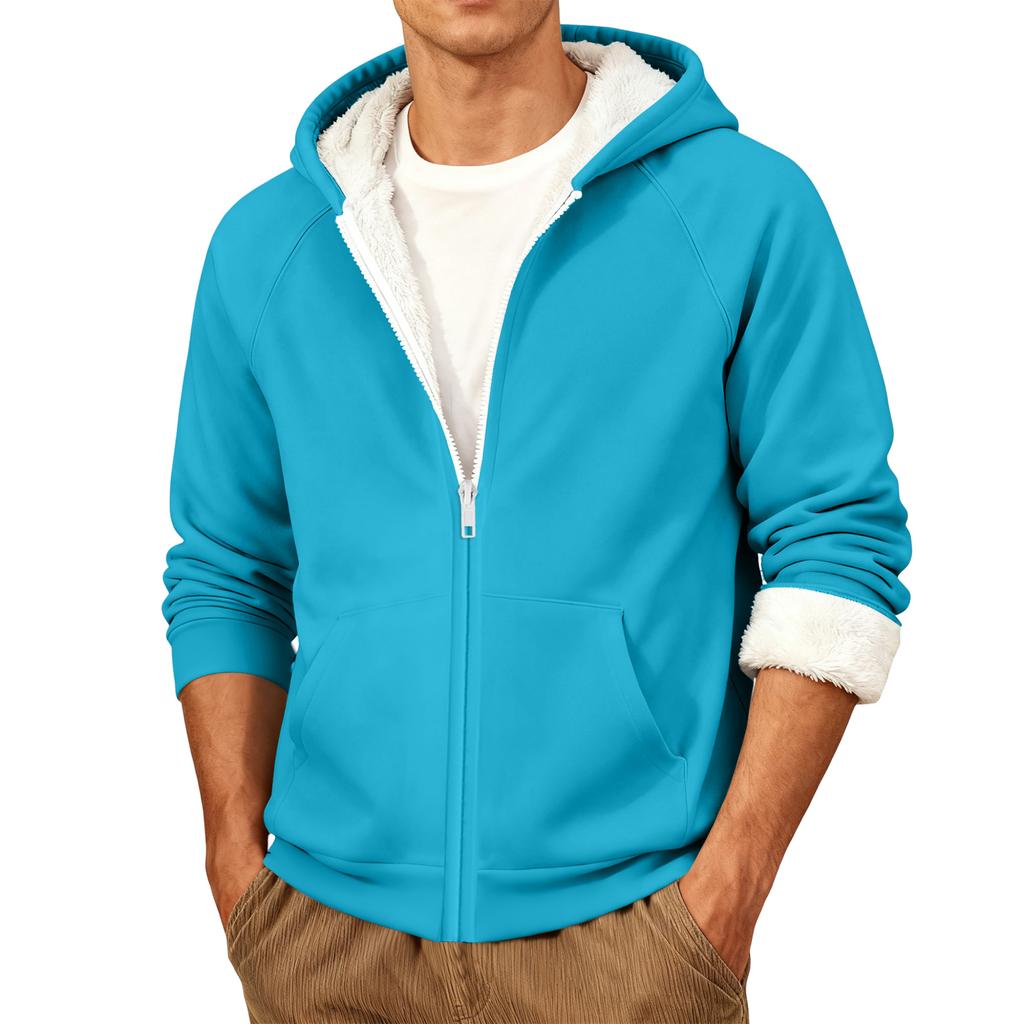 Men's Casual Warm Hooded Jacket