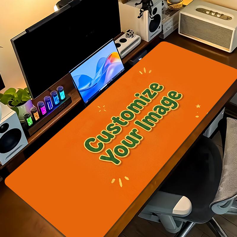 Passen Sie Ihr Bild Spitze Einfarbige Mauspads Große Gaming-Tischunterlage Rutschfeste Laptop-Tablet-Große Mauspads XXL-Matten Mini-PC-Spielmatte Mit Verriegeltem Rand