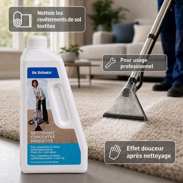 Concentrated Carpet Cleaner, 750 Ml, Carpet Cleaning, for Approximately 50 M²