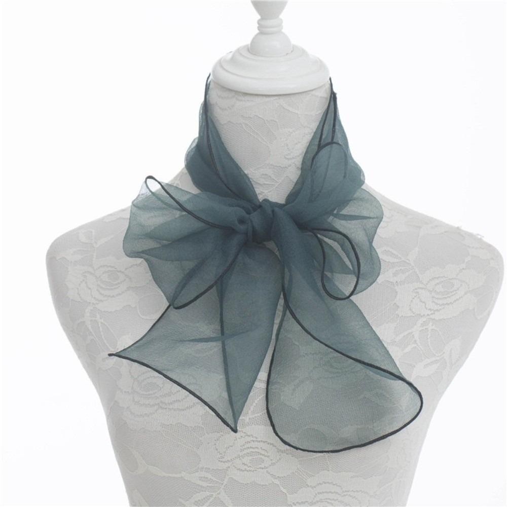 Thin Head Scarf Versatile Silk Scarf Long Silk Towel Fashion Hijab Scarf Women's