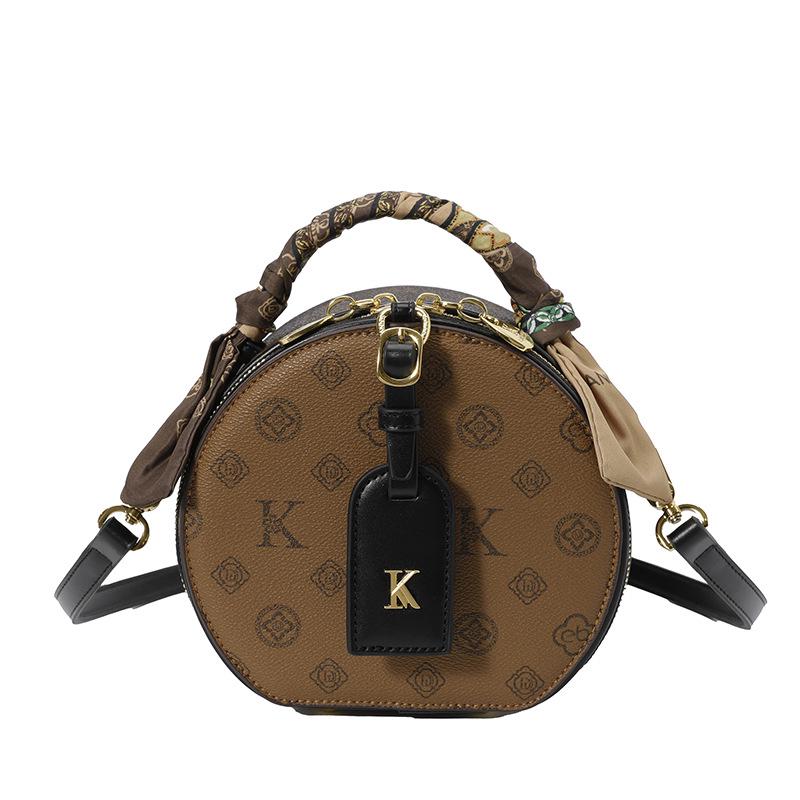 

Sai anna 2025 Women s Retro Round Shoulder & Crossbody Handbag