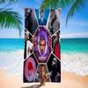Hot New Chris Brown Rapper Beach Towel For Kids Bath Towel Pool Towel Vacation Gift Picnic Towel Party Gift