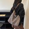 Leopard Print Retro Bucket Handbag - Large Capacity, Crossbody, Underarm, and Shoulder Bag for Women
