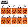 20PCS Handheld Glowing Pumpkin Bags New Glowing Bags Halloween Birthday Gift Bags LED Glowing Pumpkin Bags for Decoration