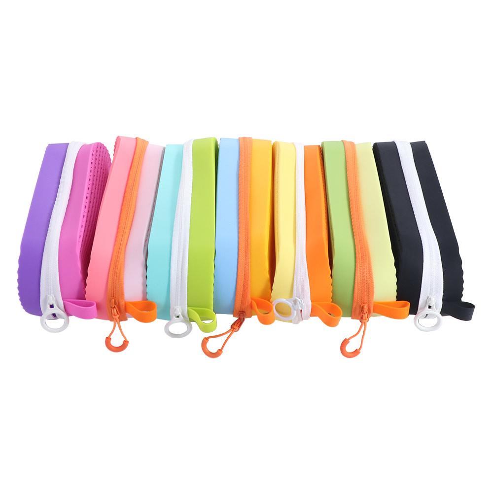 Silicone Zipper Eyeglasses Case Waterproof Sun Glasses Storage Box  Eye Wear Accessories