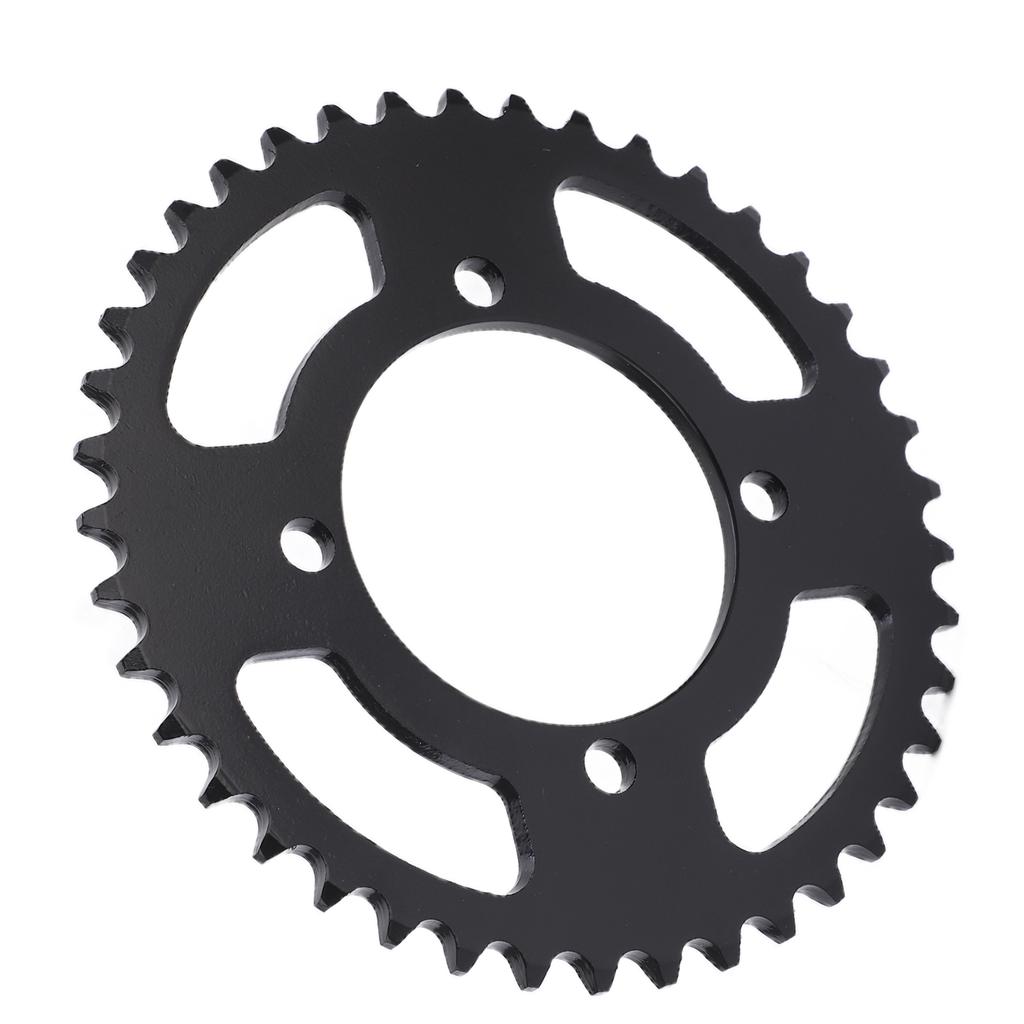 Zahnkranz hinten Schwarz Stahl 76mm 41 Zähne Hinterrad-Kettenrad für Elektrofahrräder Motorräder Strandfahrzeuge