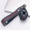 Key Fob Cover for BMW E46 with Keychain Silicone Stand Key Cover with Keychain Car Key Case Accessory Shell Anti-Scratch Surface Shockproof Structure